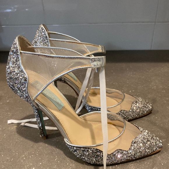 Betsy Johnson sparkle heels - Picture 1 of 2